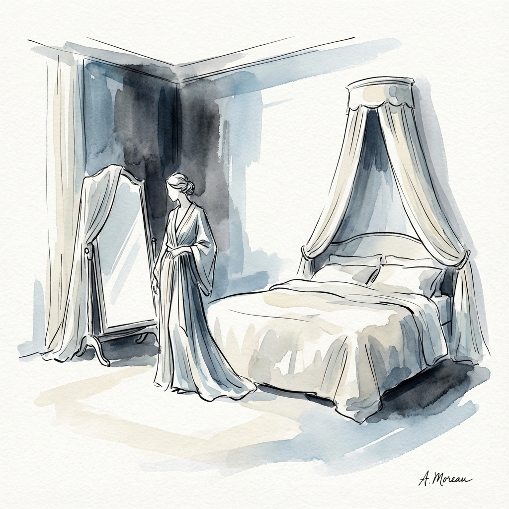 [Bedroom] Mirror Facing Bed—Don't Scare Yourself at Night